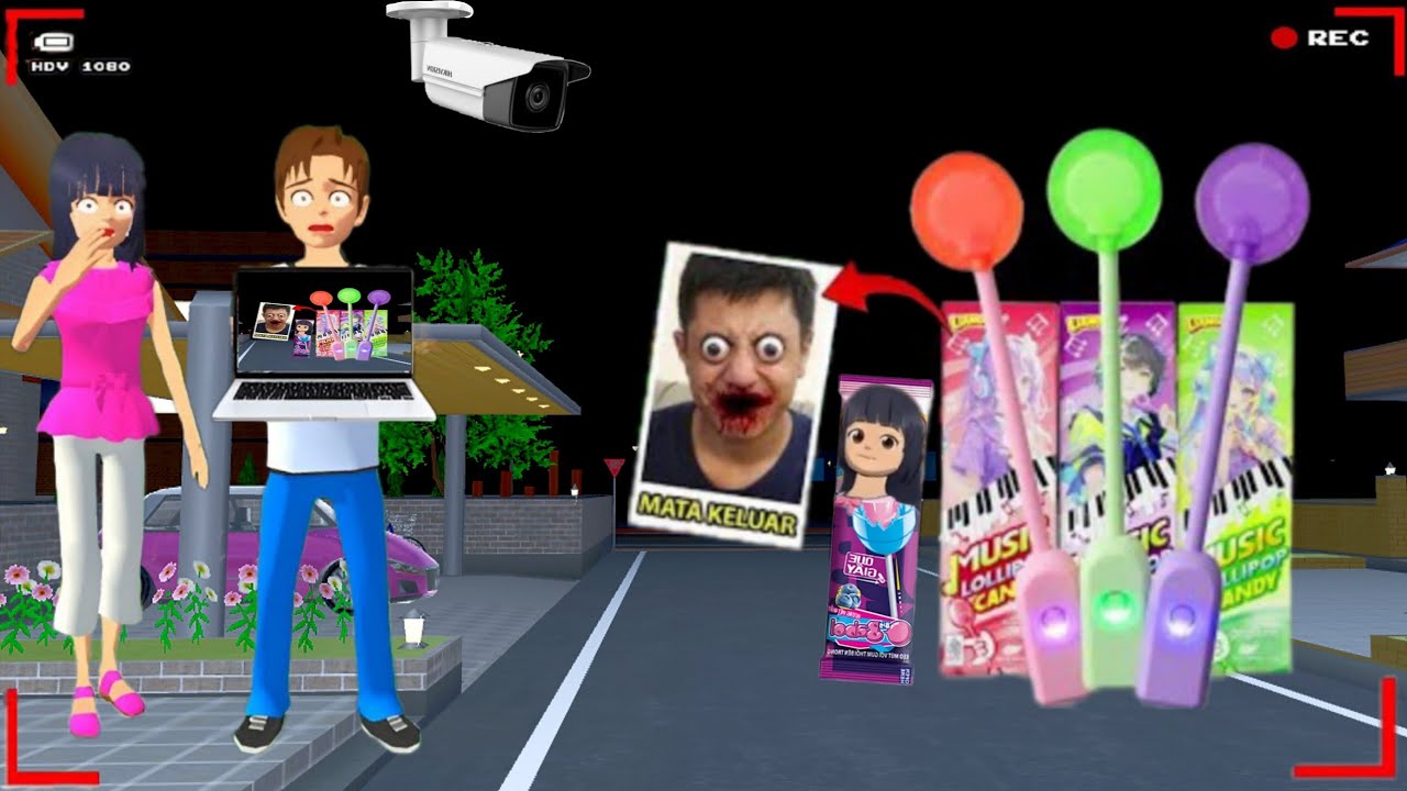 Yuta Mio Panicked CCTV Merekam MUSIK LOLIPOP VIRAL Di Depan rumah😱| Sakura School Simulator gameplay