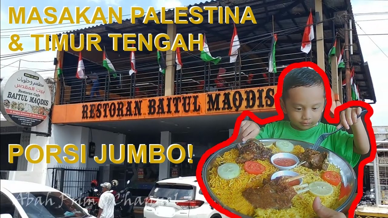 DISINI TEMPATNYA! Masakan Khas Palestina dan Timur Tengah | Restoran Cafe Baitul Maqdis