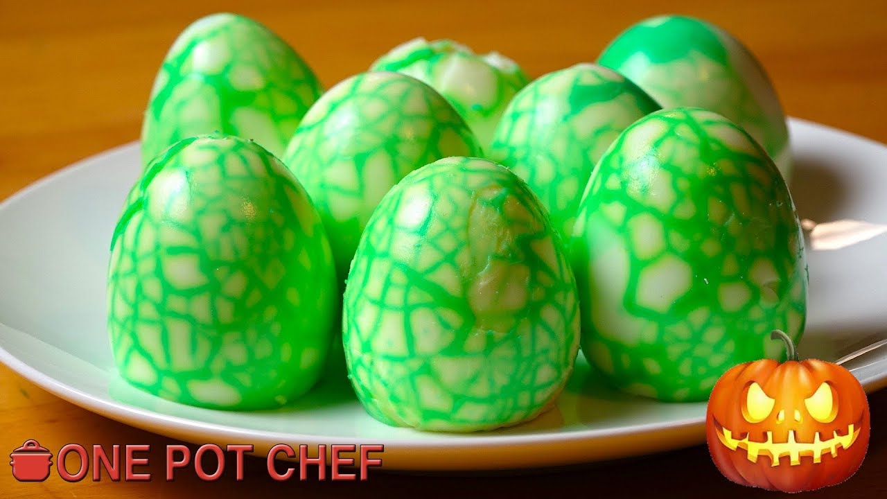 Яйца инопланетян на Хэллоуин | One Pot Chef