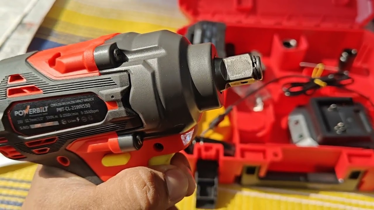 power belt 550 nm cordless tools with  dual battery charger and accessories unboxing2024