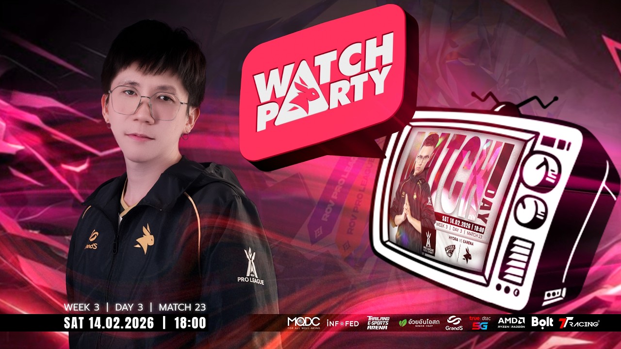 มีแจกโค้ด RoV !! - 🔴 eArena vs Hydra Esports - Watch Party Ft. NorNun ! - RPL 2026 Summer