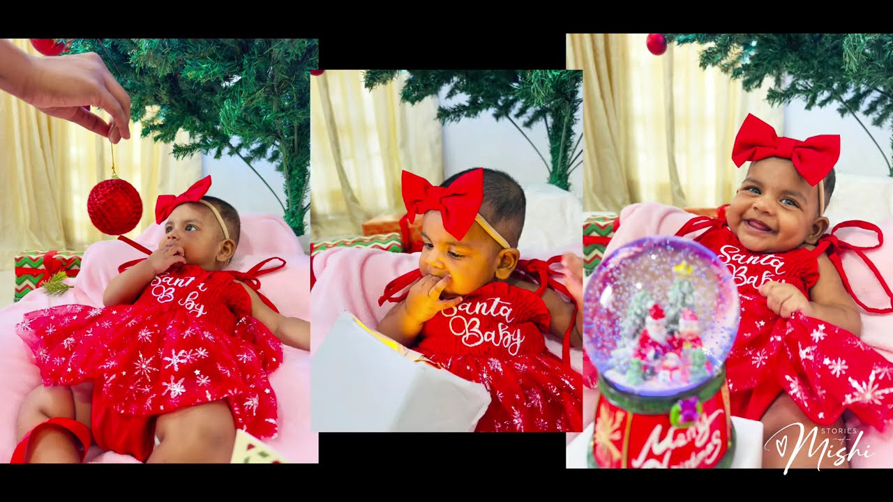 2025 නත්තල් ගහ| බබාගෙ පලවෙනි නත්තල|  Kiyana's Christmas shoot❤️🫶🎄