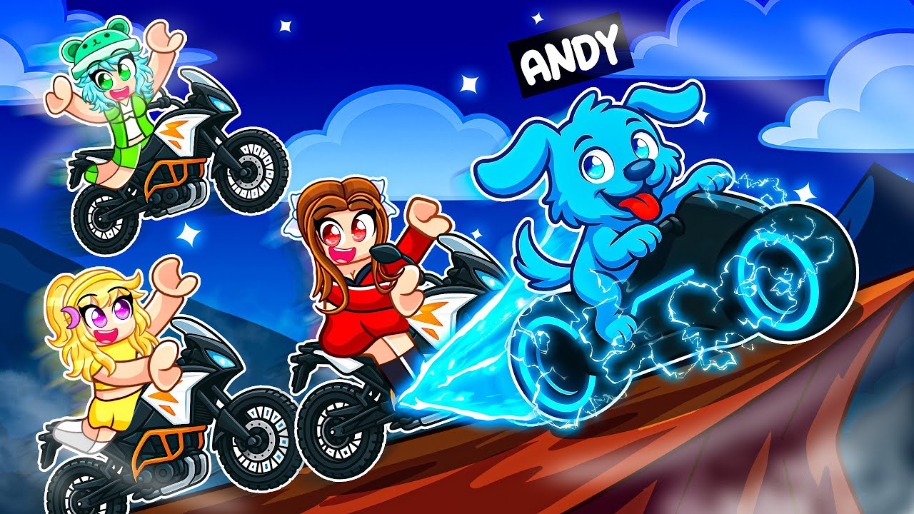 I Became A DOG And Used The OP TRON BIKE In Roblox Realistic Bike Riding!
