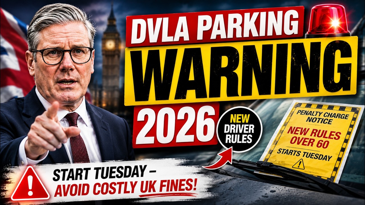 DVLA Parking Warning 2026 🚨 New Driver Rules Over 60 Start Tuesday &ndash; Avoid Costly UK Fines
