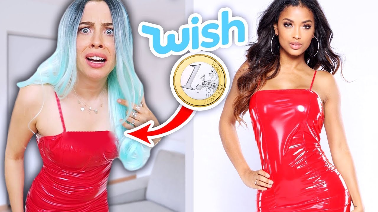 Werbung vs. Realität: WISH Party Kleider ab 1€ anprobieren