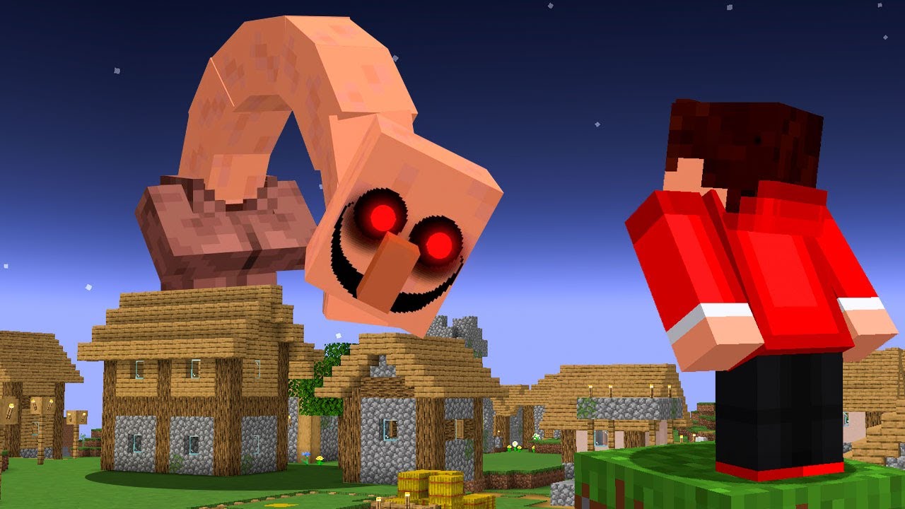 Я выжил после атаки VILLAGER.EXE в Minecraft!