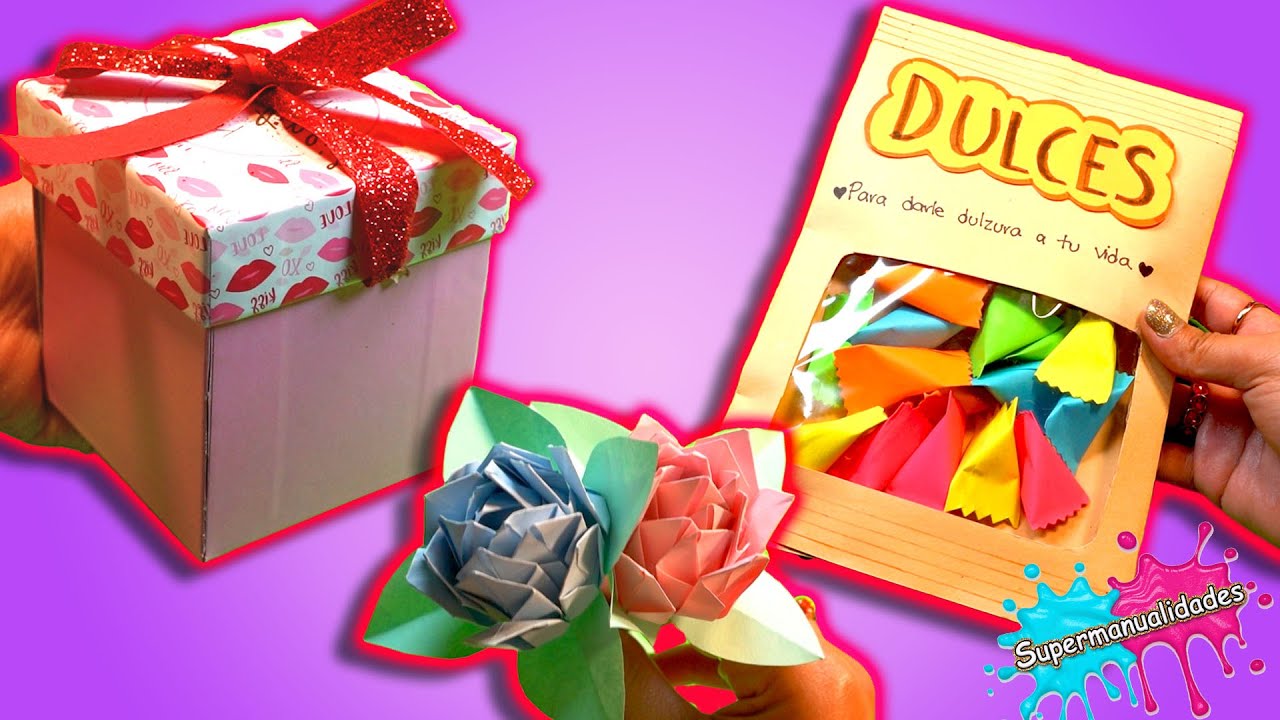 6 Ideas de regalos fáciles para San Valentín - Supermanualidades