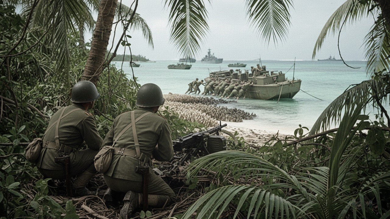 Tarawa: Američané věřili přílivu, než čluny uvízly na korálovém útesu a pláž se změnila v jatka!