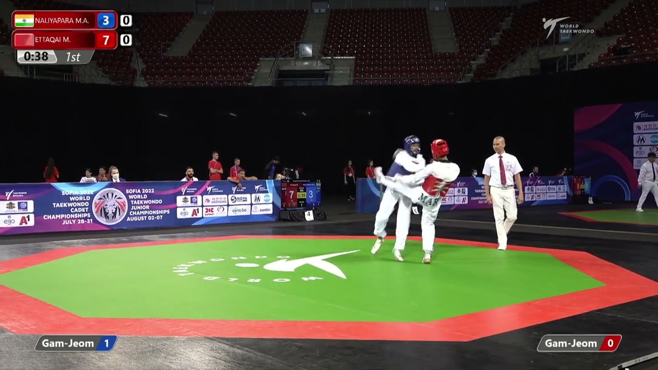 406 R64 Men  51kg IND NALIYAPARA M A  MAR ETTAQAI M