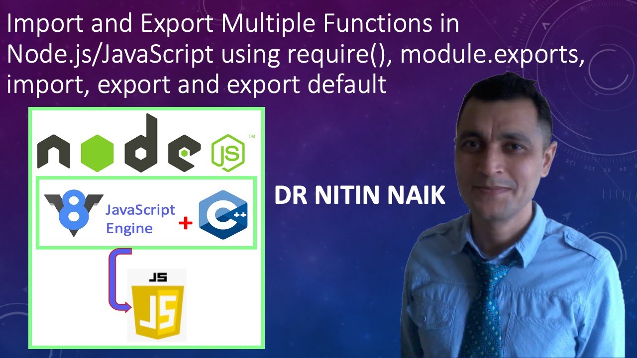 6 Импорт и экспорт нескольких функций в модуль и из него в Node.js и JavaScript