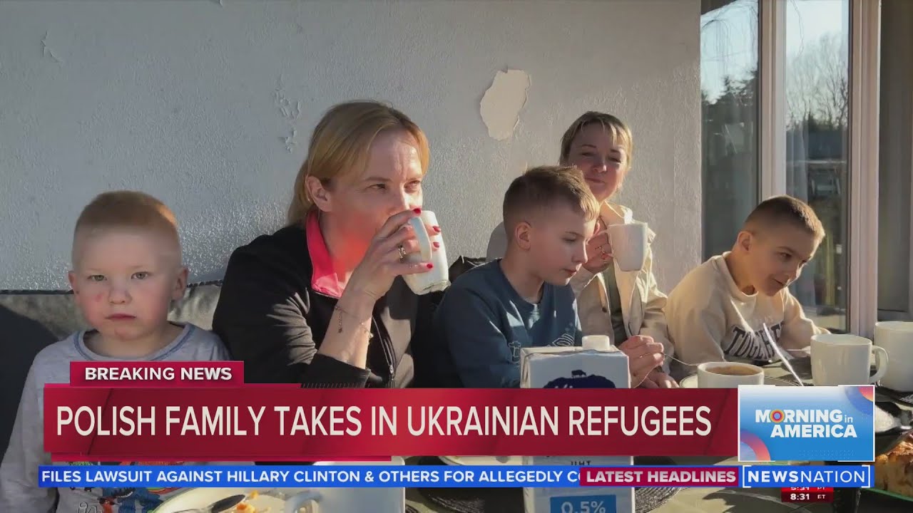Polish family takes in Ukrainian refugees | Morning in America