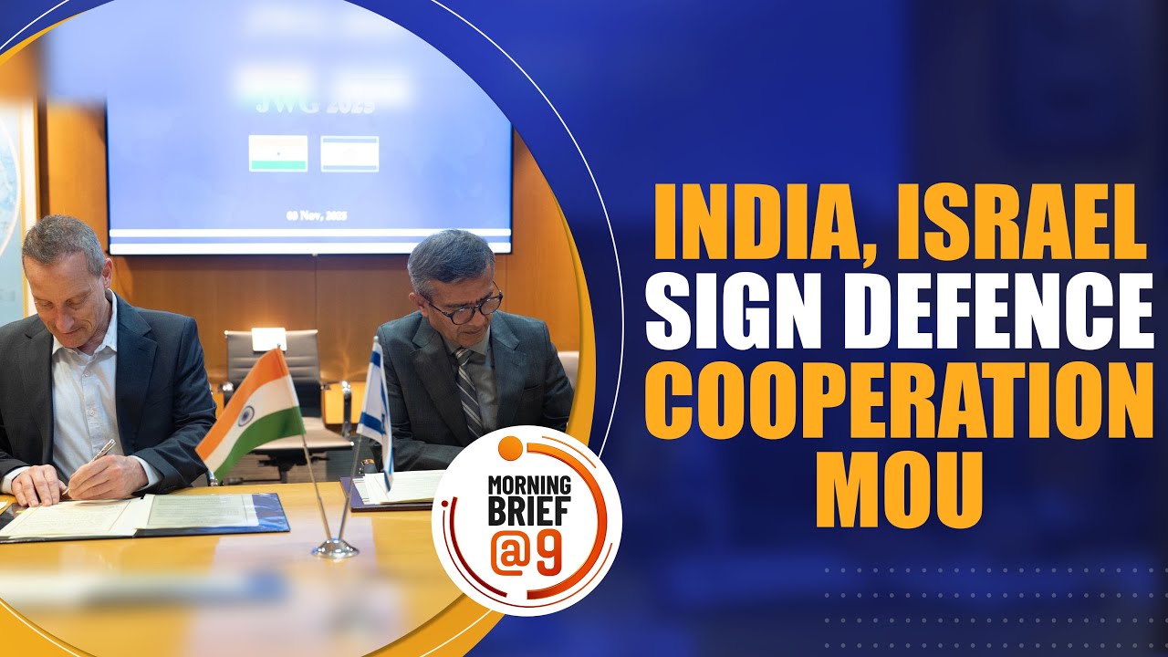 India&ndash;Israel Sign New Defence Pact | AI, Cyber, Military Tech Boost | News9