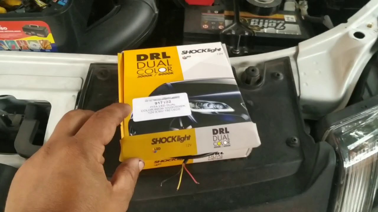 Led drl com seta sequencial no Renault Logan ou sandero