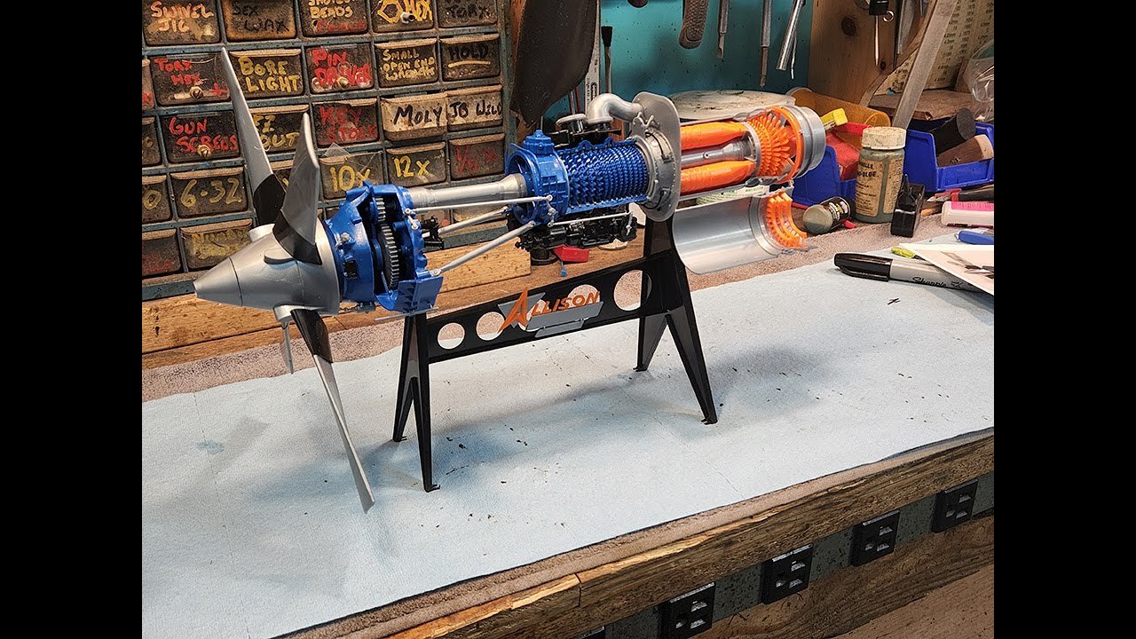 Allison 501 Turboshaft unbox and build