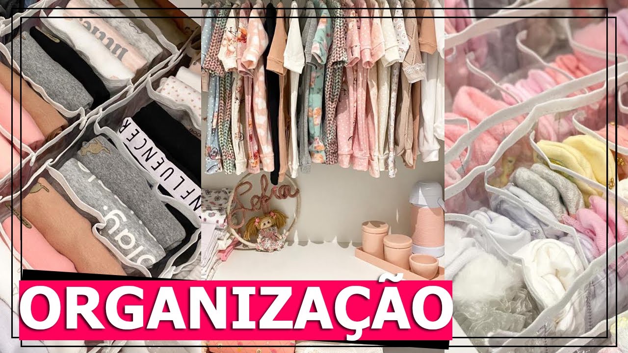 COMO ORGANIZAR o ARMÁRIO do BEBÊ? ROUPAS e tudo mais!