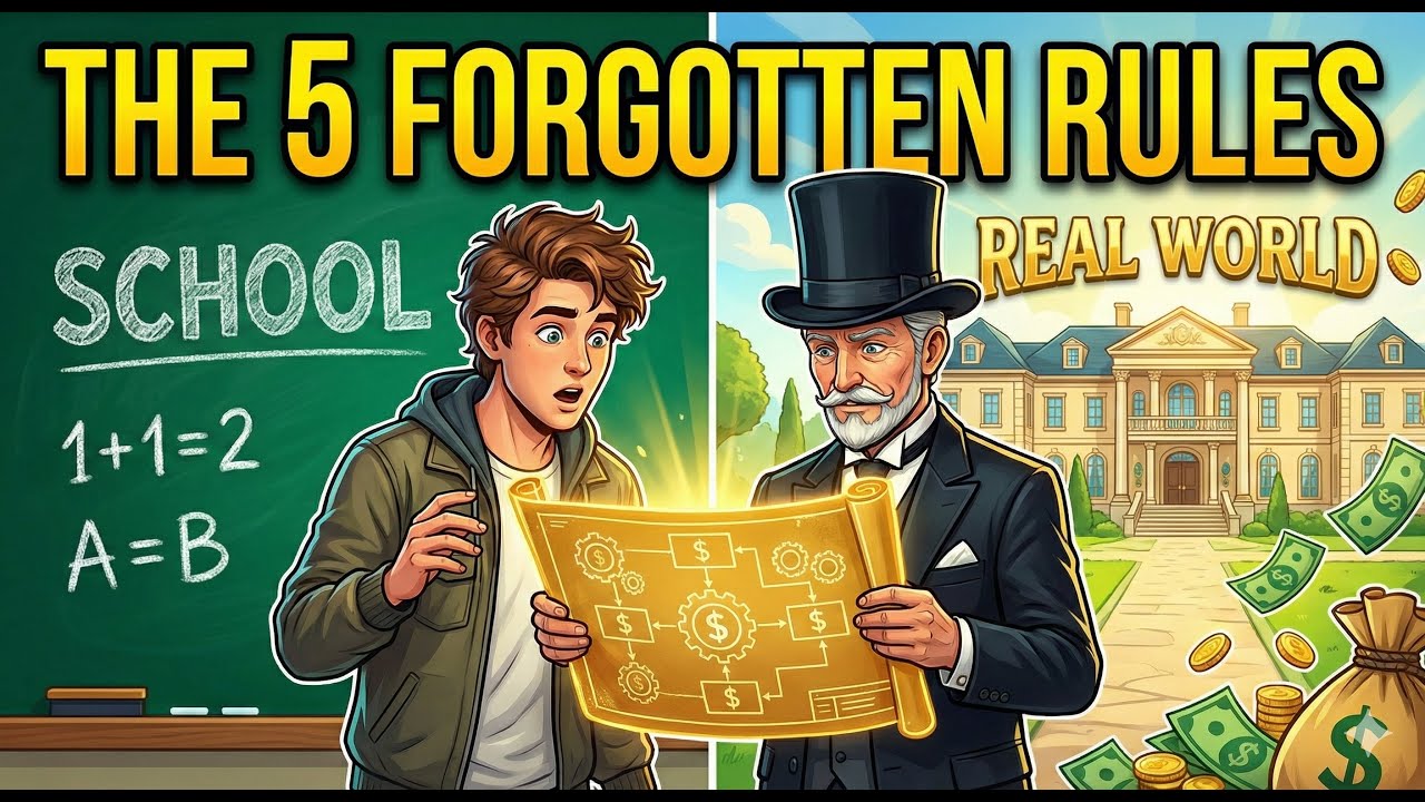 5 Money Lessons School Forgot to Teach You (The Wealth Blueprint) 💰| Golden Moral