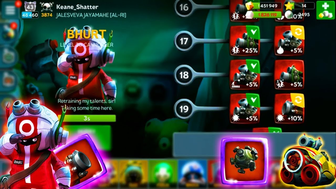 Battle Bay #151 - Bhurt: Retrain All Talent to Blast Canon | Enforcer Mining!