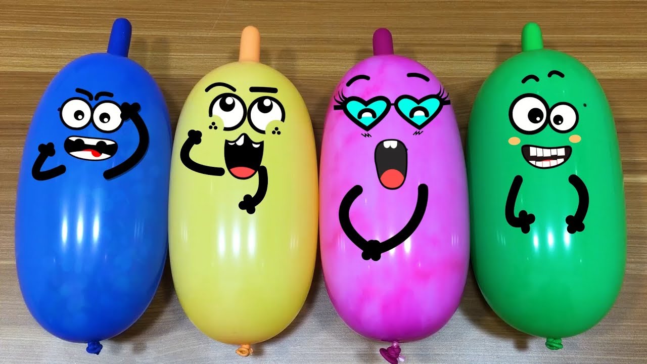 Making Slime With Funny Balloon Cute Doodles #14 | Satisfying Slime Videos | Mickey Slime