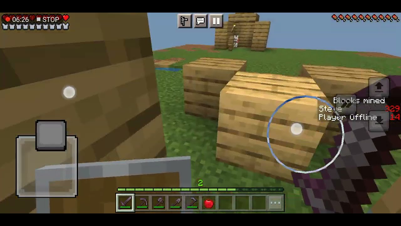 Minecraft one block