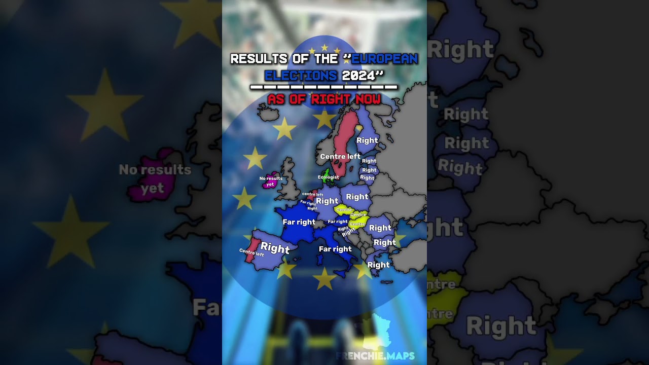 Results of the European parliamentary elections 2024 as of right now