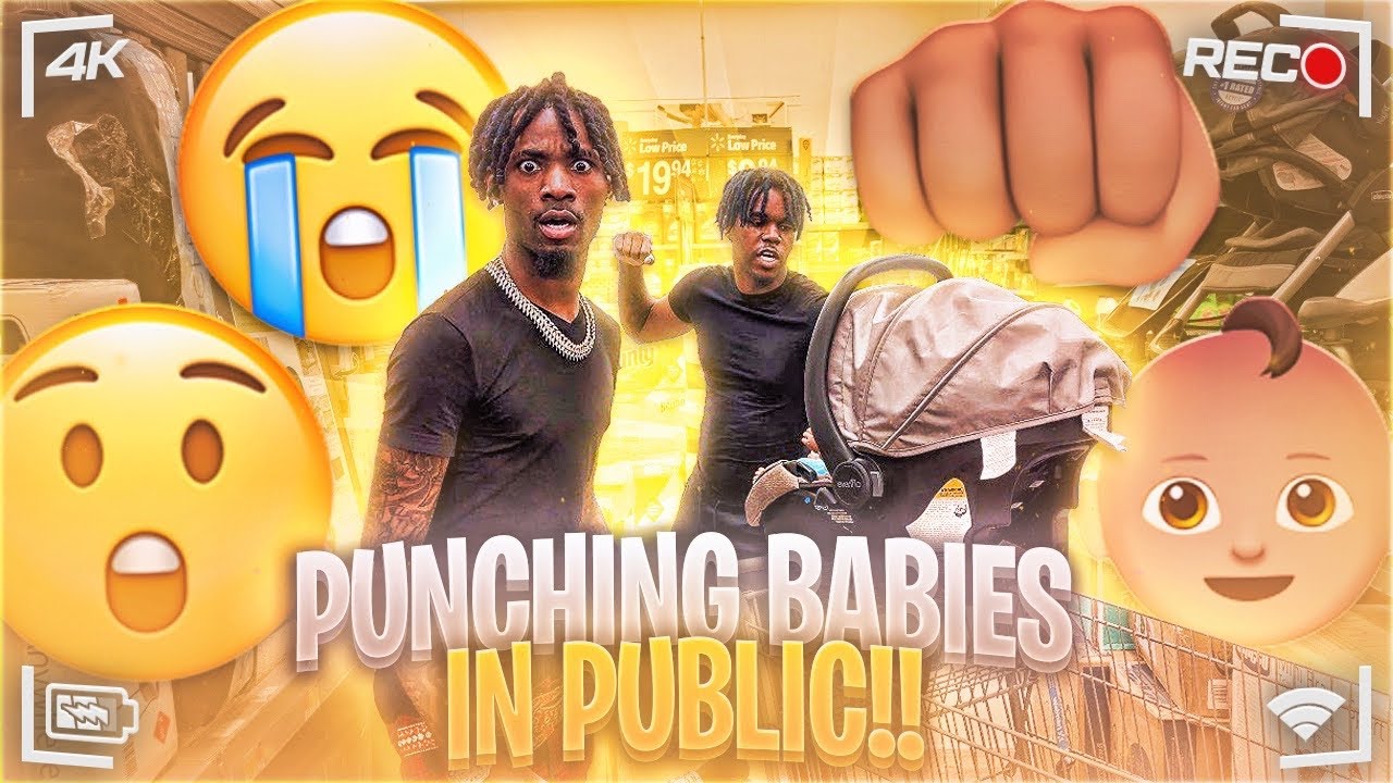 PUNCHING BABIES IN PUBLIC ( EXTREMELY FUNNY🤣👶‼️ )