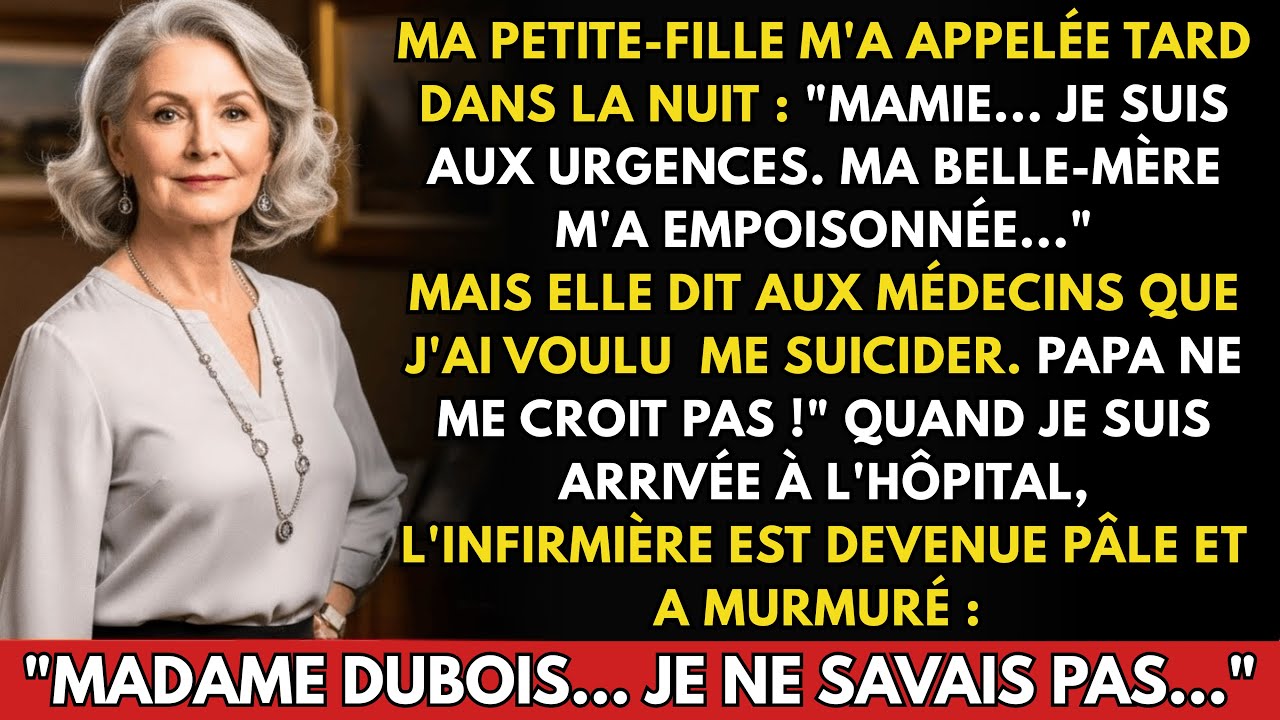 Ma petite-fille m'a appelée depuis les urgences… sa belle-mère l'a empoisonnée et mon fils ne la ...