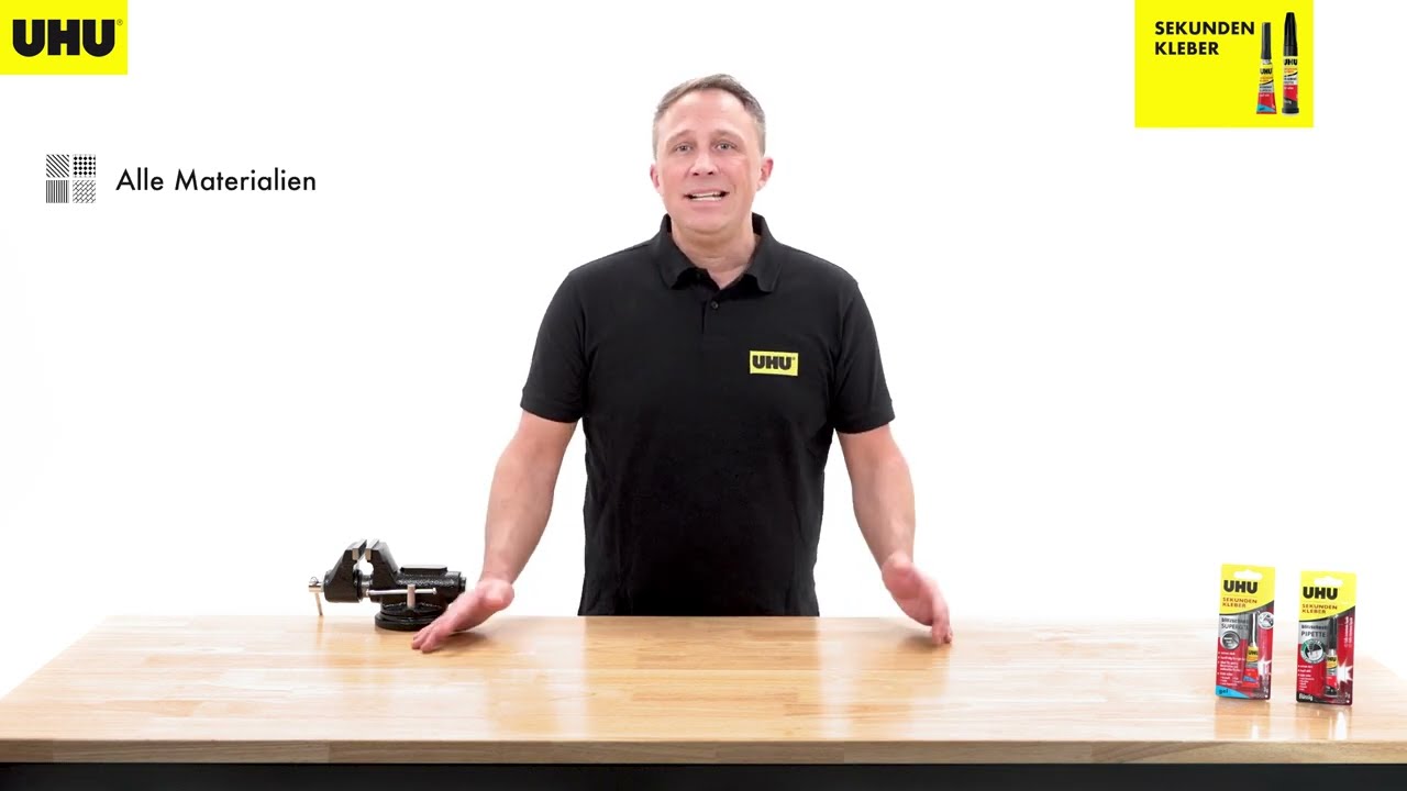 So klebt's richtig: UHU Sekundenkleber Anwendungstipps | How to Video