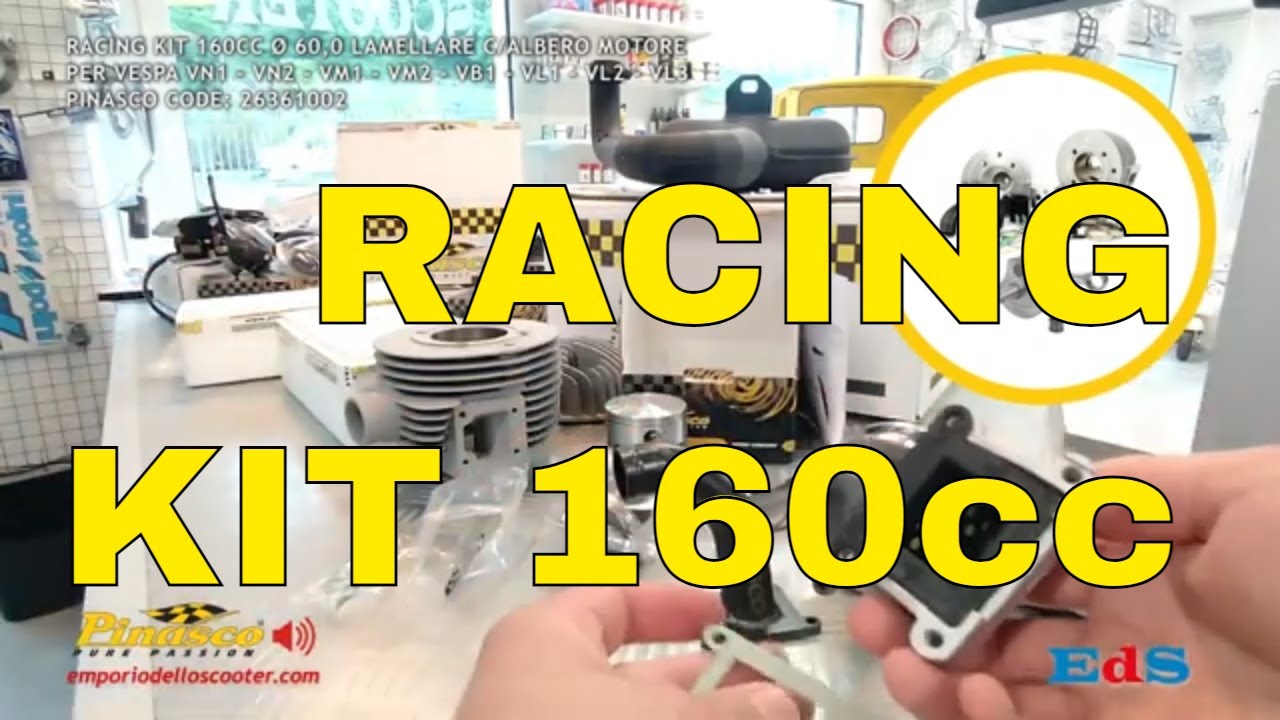 ELABORAZIONE PINASCO Vespa 160cc LAMELLARE (VM1 VM2 VN1 VN2 VL1 VL2 VL3 VB1) Racing Kit - 26361002