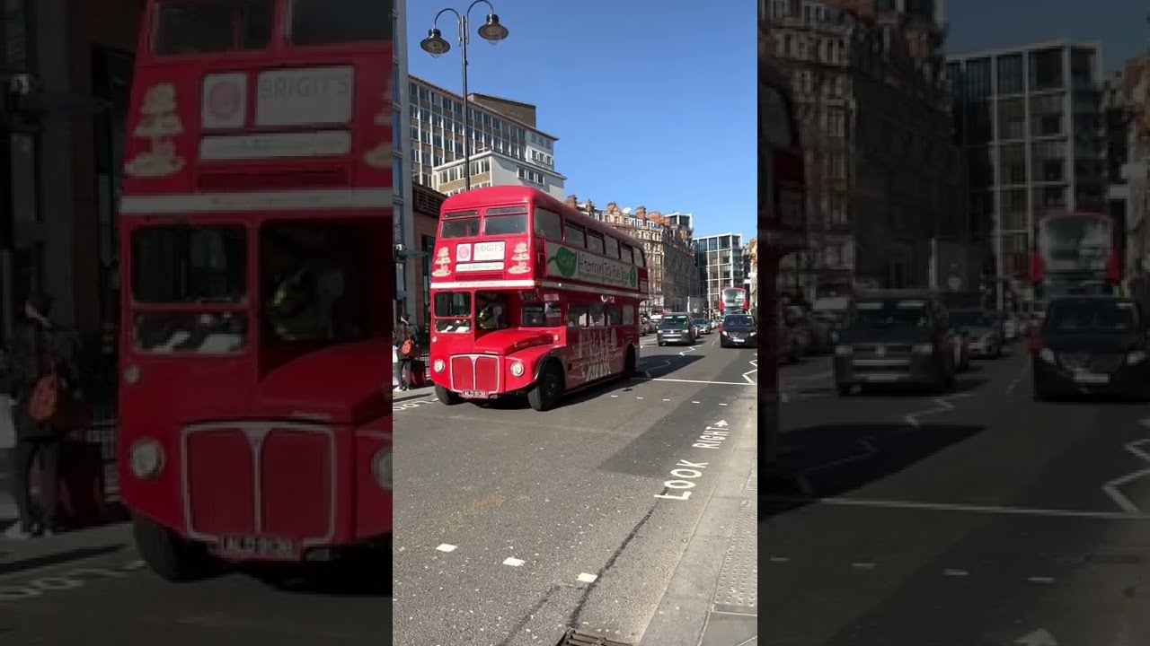 London Most Famous VINTAGE ROUTEMASTER DOUBLE-DECKER BUS