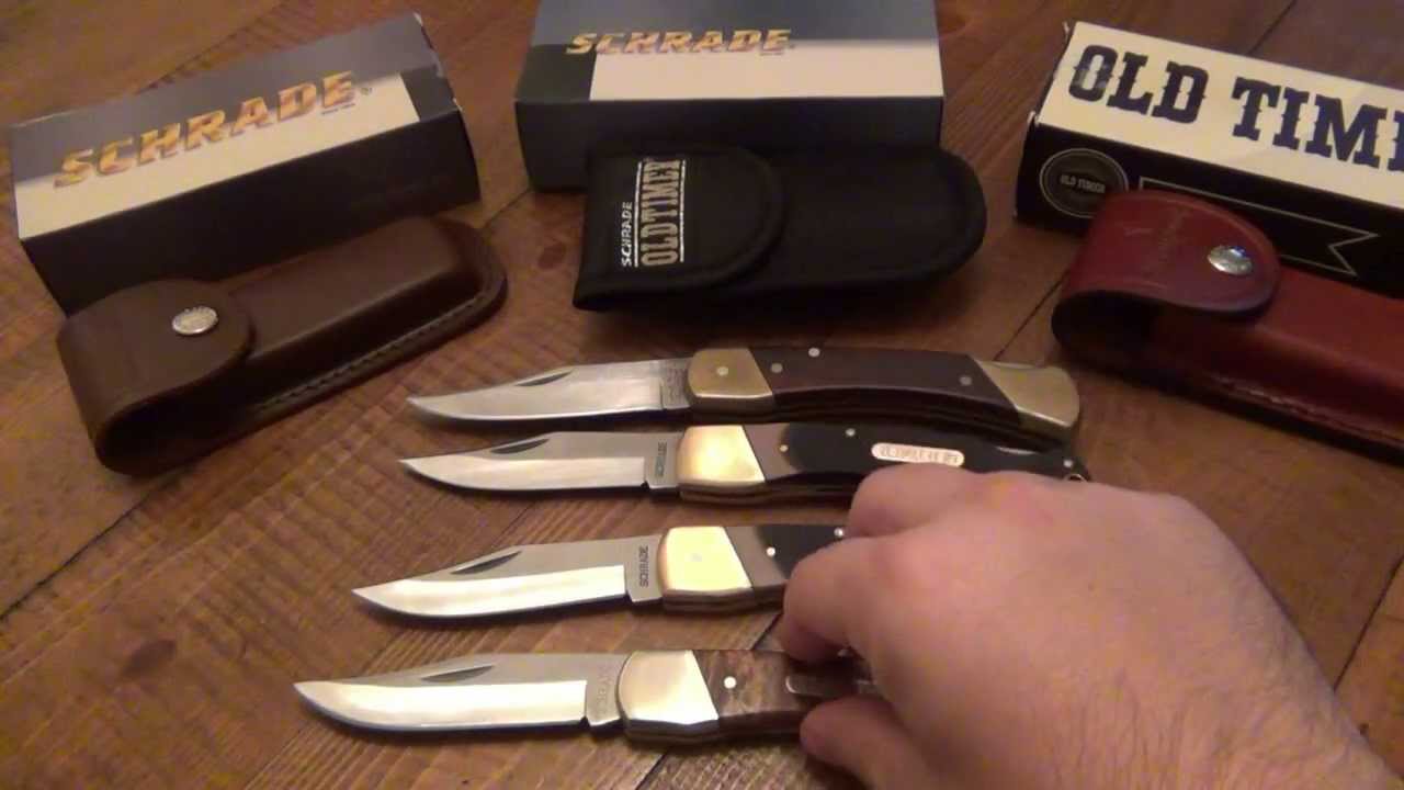 Обзор ножей: модели Schrade 60T, 60TW и 70T (три функции)
