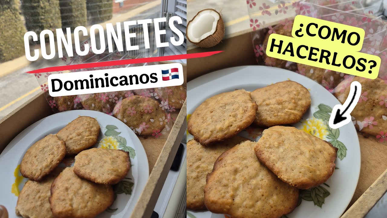 ¿Cómo Preparar Conconetes Dominicanos 🥥🍪? // Una Dominicana en NJ 🇩🇴