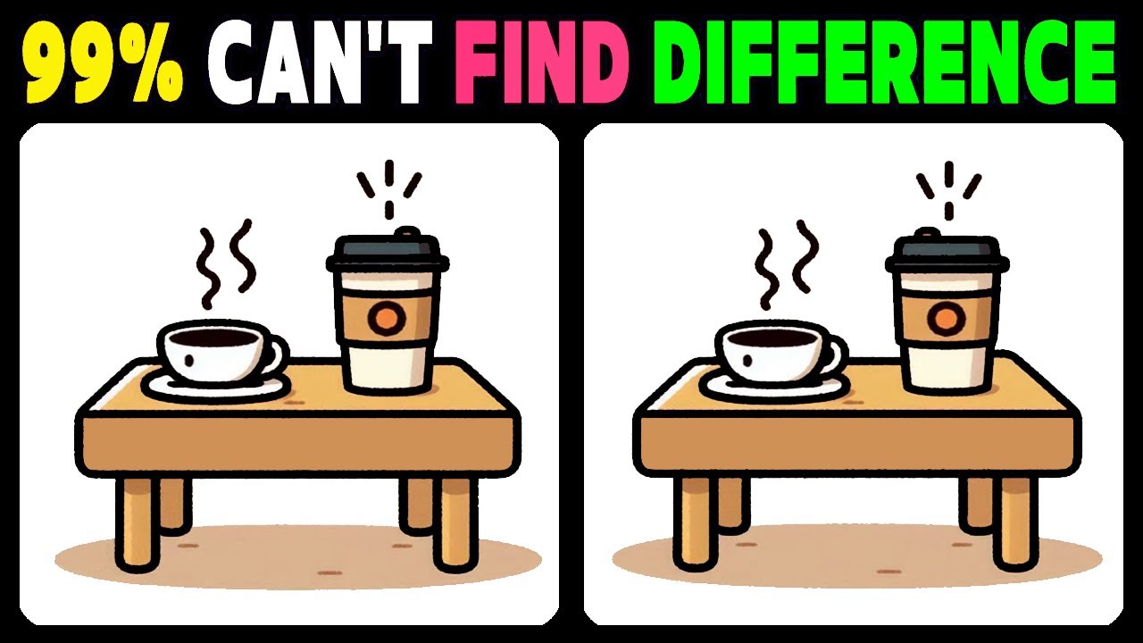 Spot the Difference: 99% Of People Can't Find The Differences 【Find the Difference】