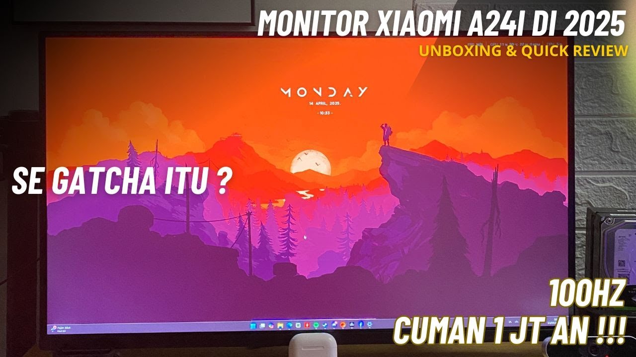 UNBOXING & REVIEW MONITOR 24 INCH XIAOMI A24I | SE GATCHA ITU KAH ?