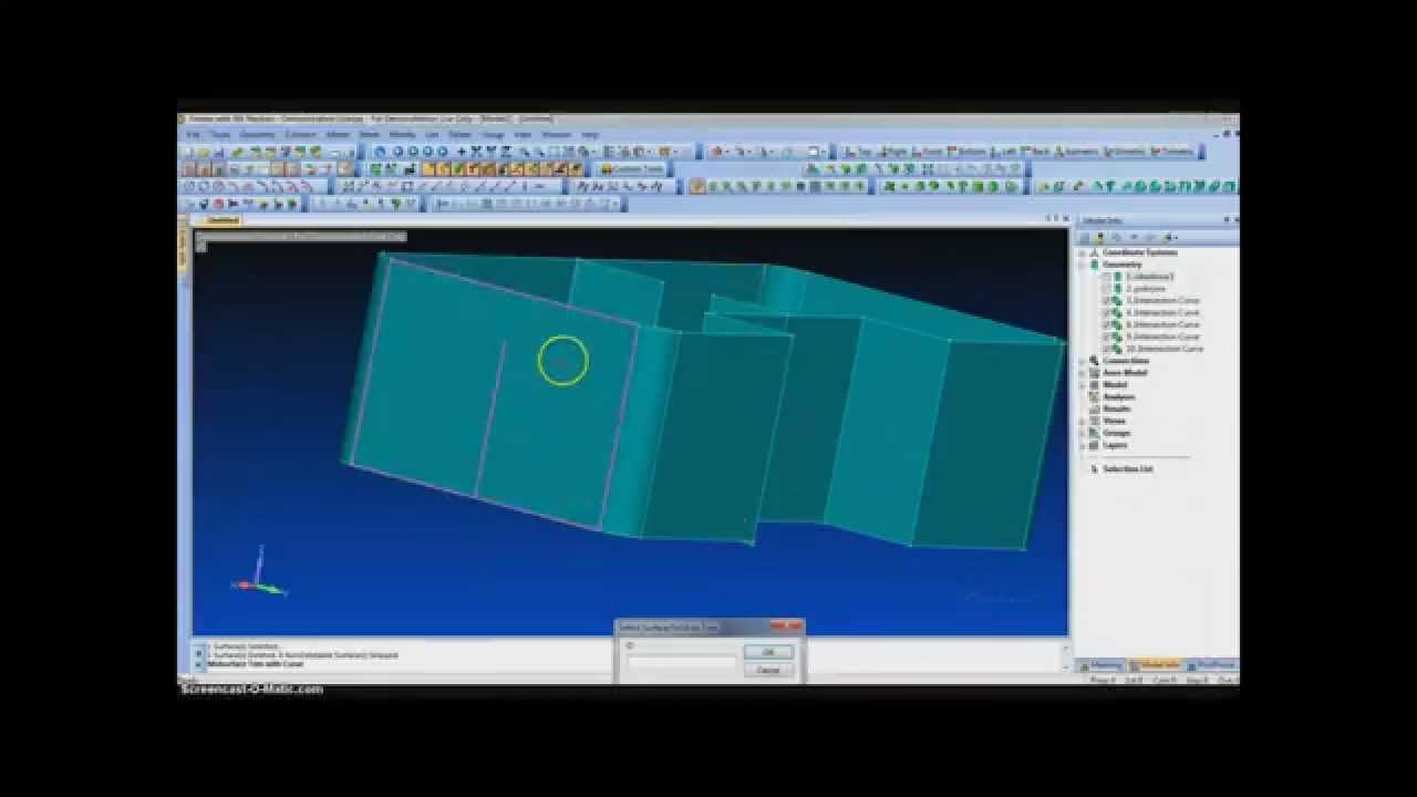 Femap - Midsurface tutorial V3