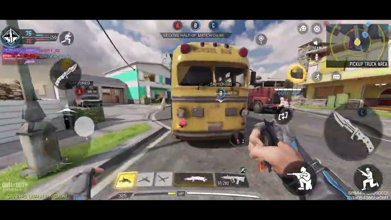 Nob playing call of duty mobile MP match 