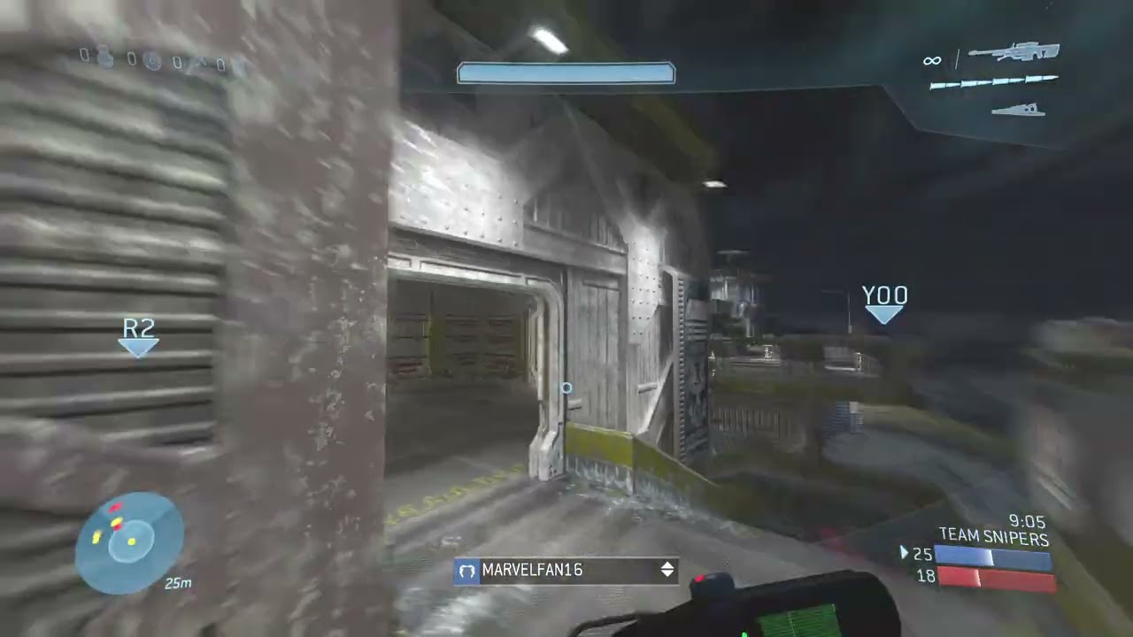H3 4v4 Snipers match on Blackout
