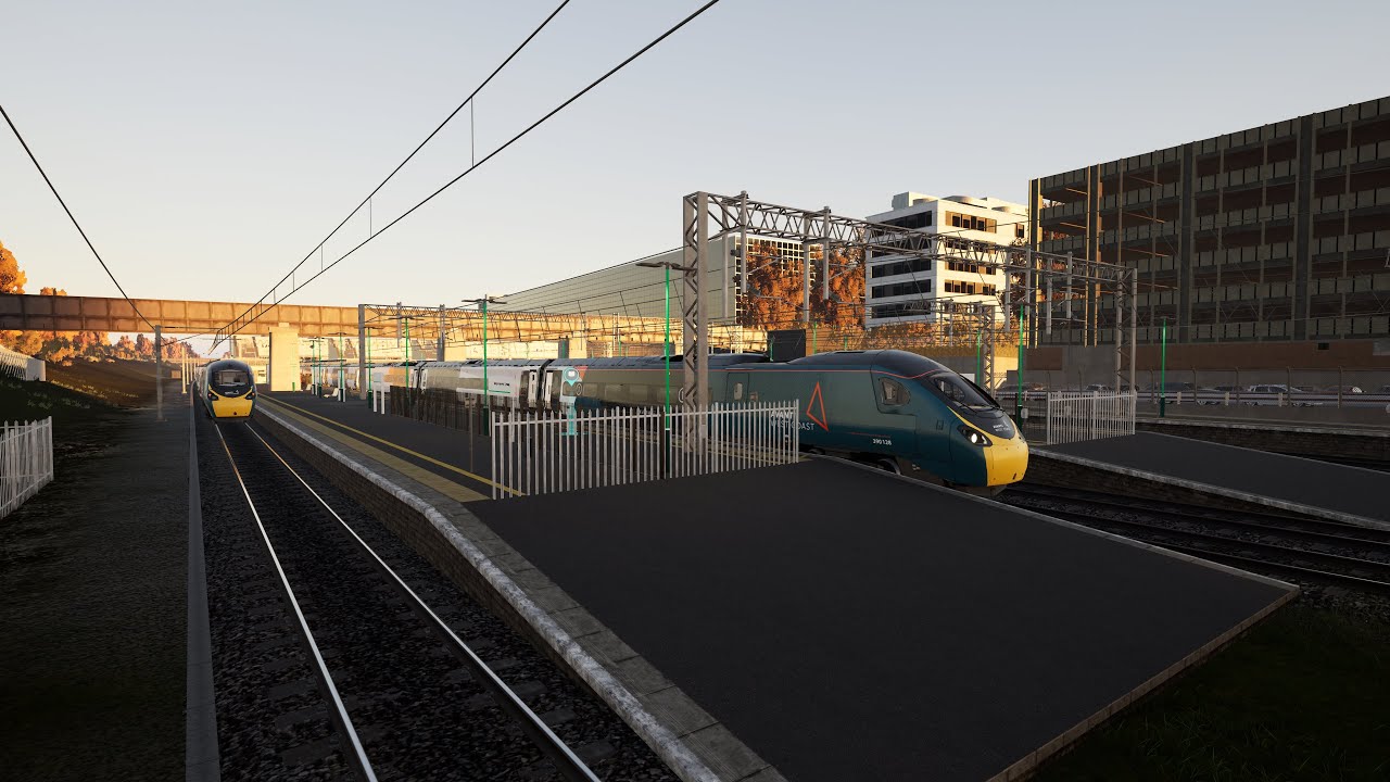 TSW 5, PS4, WCML south class 390 Pendolino first look with big issues