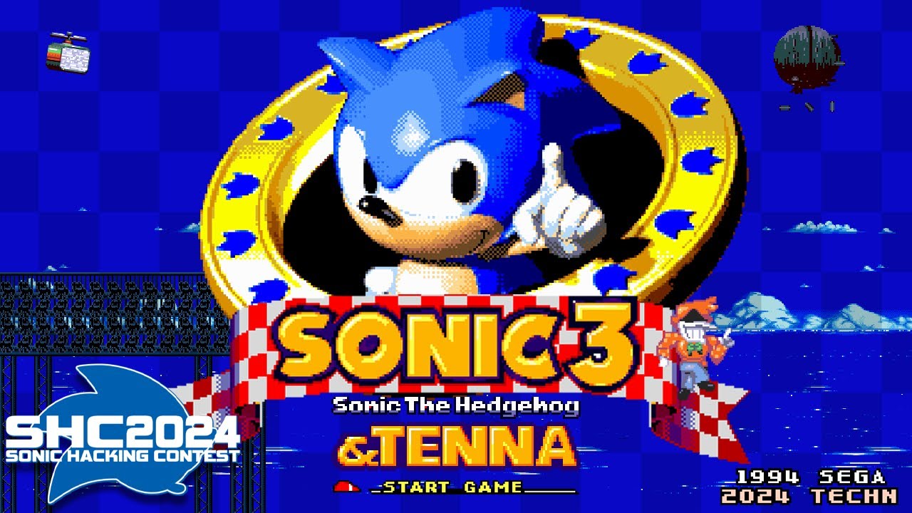 Sonic 3 & Tenna (SHC '24) ✪ Full (All Bosses) Playthrough (1080p/60fps)