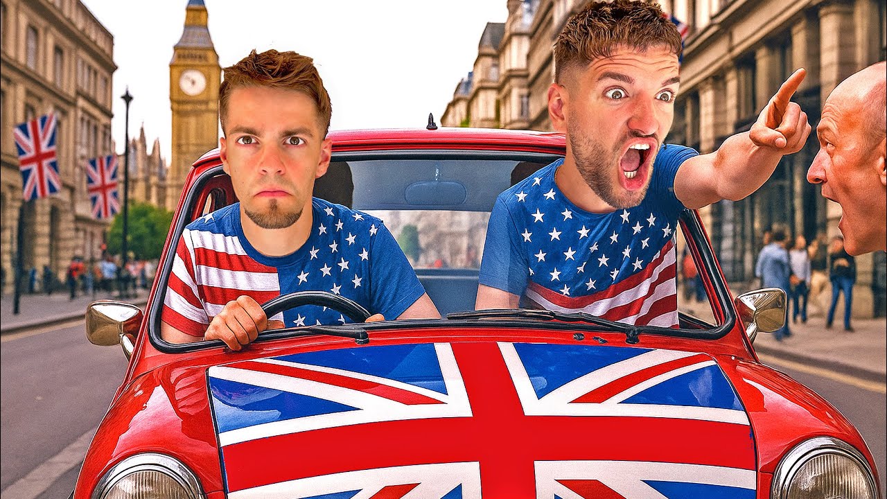 Americans Try Driving In London For The First Time!