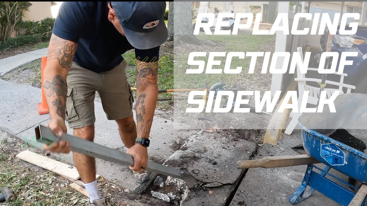 Replacing Small Section of Sidewalk