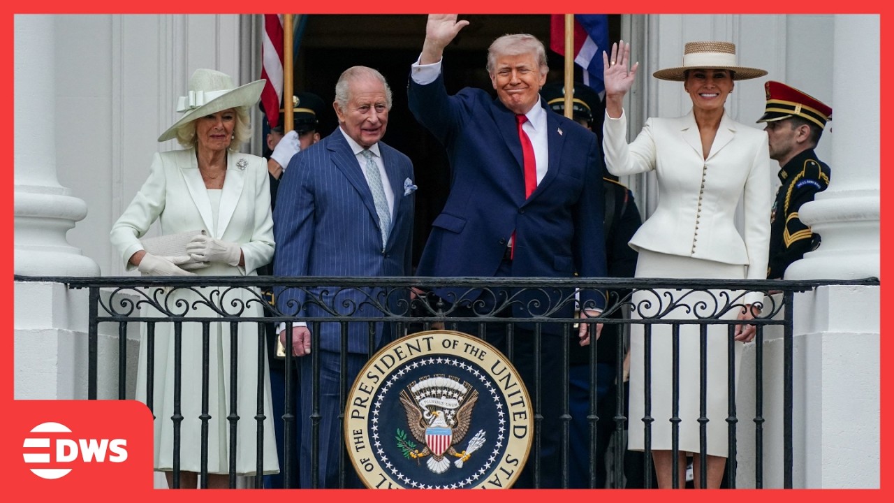 HISTORIC CEREMONY: President Trump Full Address at White House Royal Welcome for King Charles | AC15