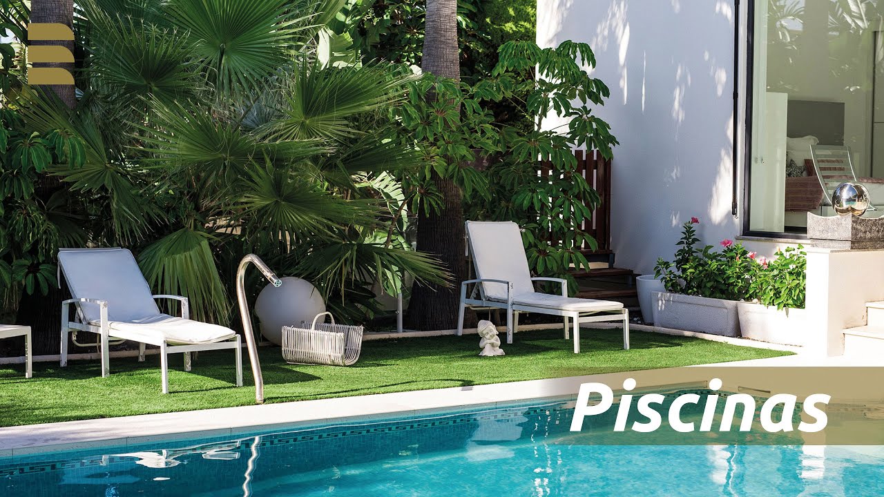 Césped artificial para PISCINAS | ✅ eurocesped 🌱💦