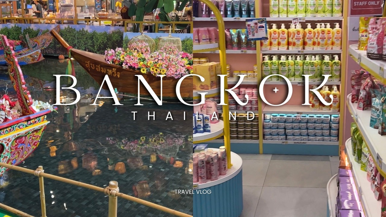 Last Day in Bangkok Thailand 🇹🇭 | Icon Siam Food Tour, Tofu Skin & Central Park Mall