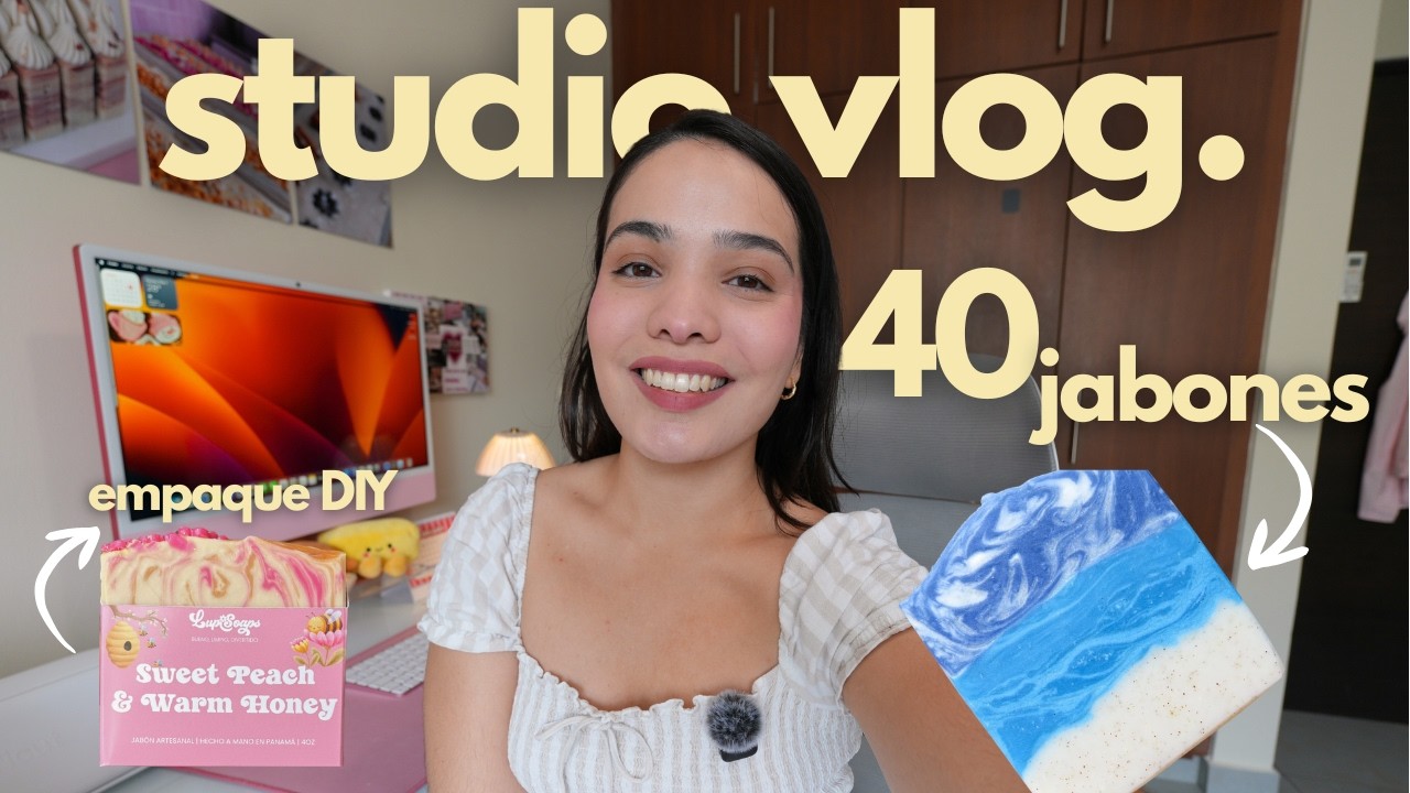 studio vlog: 40 jabones para recordatorios y empaque DIY con mi cricut joy xtra 🩷✂️✨