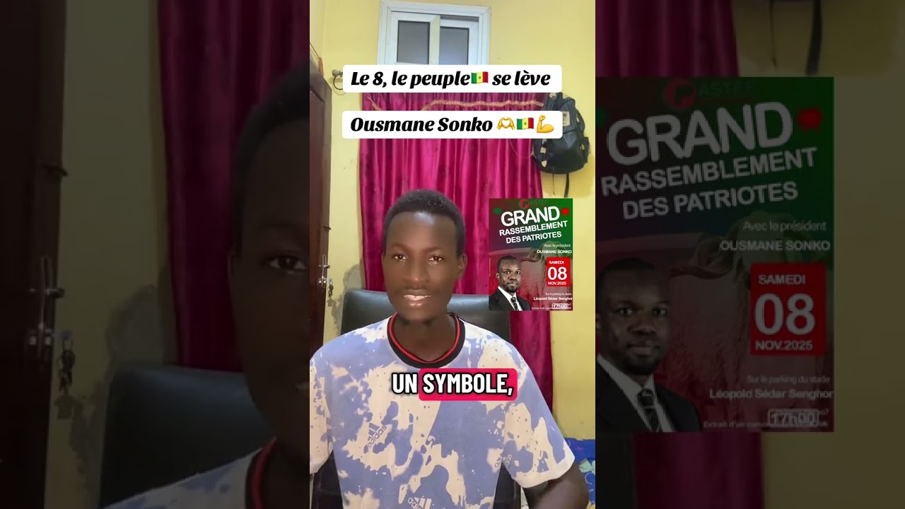 Téra meeting dé pastef le 8 novembre 2025. 