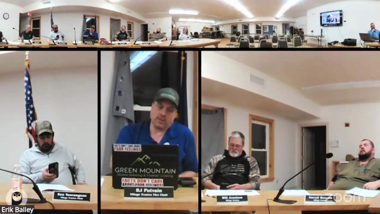 Johnson Village Trustees Meeting