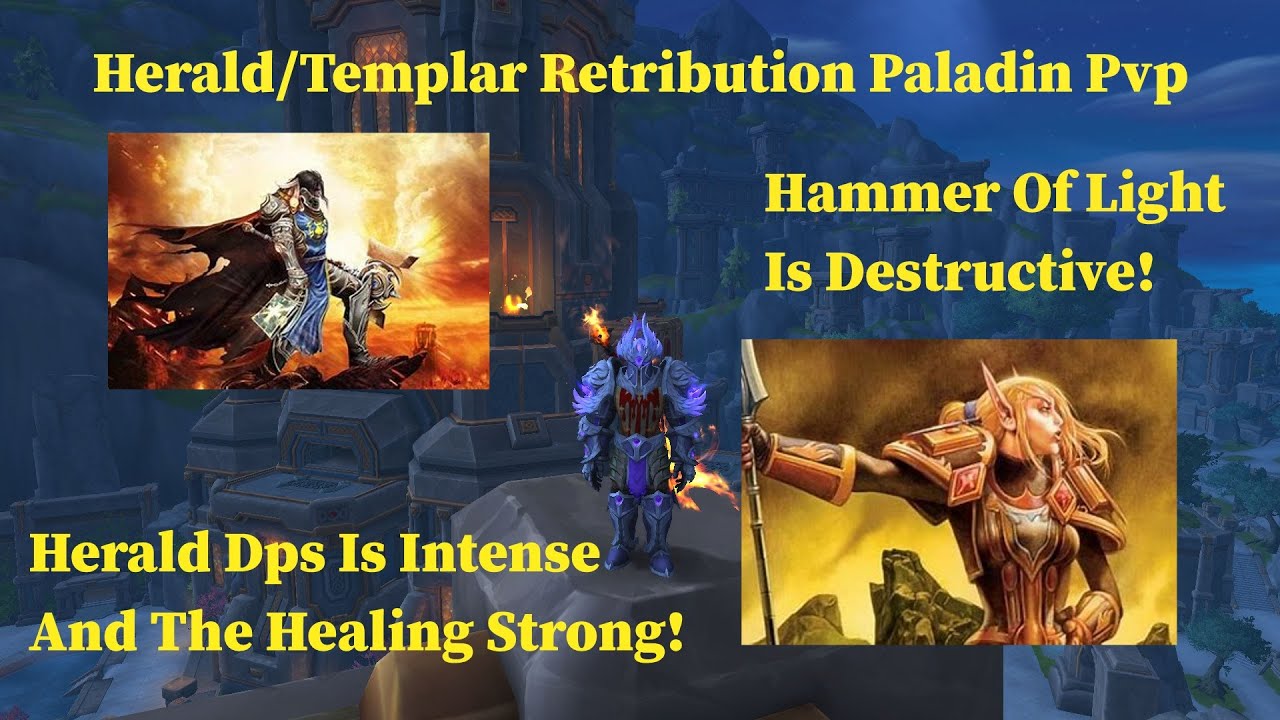 Herald/Templar Retribution Paladin - (Solo Rated Battleground Blitz #4) - Wow the War Within 11.1