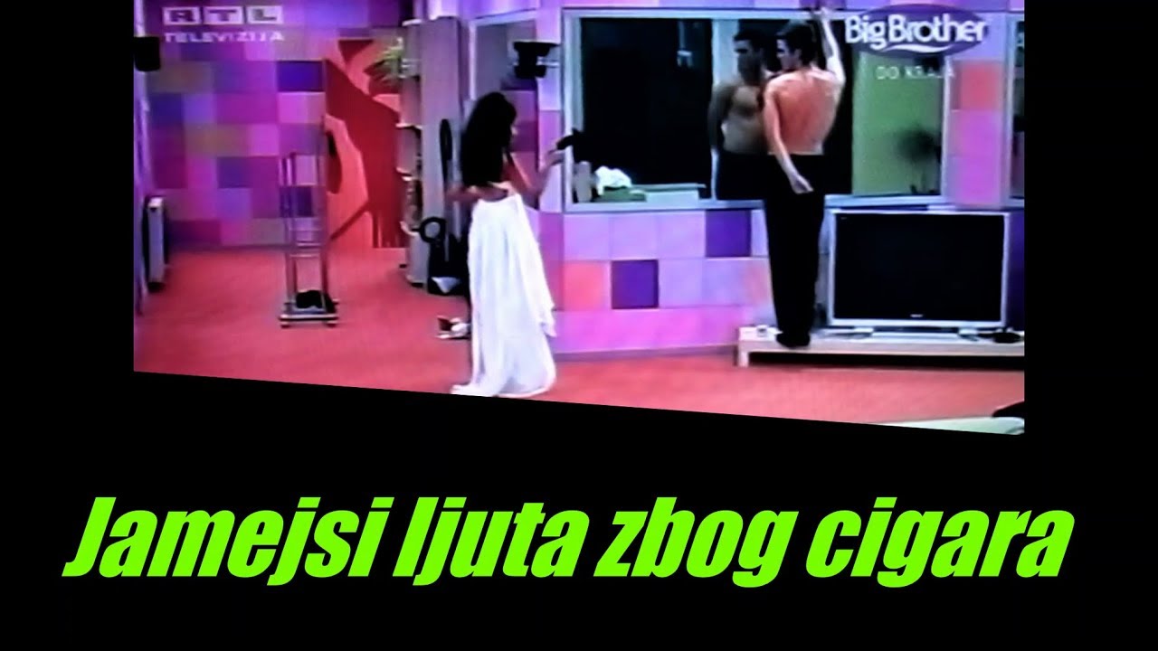 Big Brother 3 Hrvatska (2006) - Jamejsi ljuta na Danijela i Tanju zbog cigara
