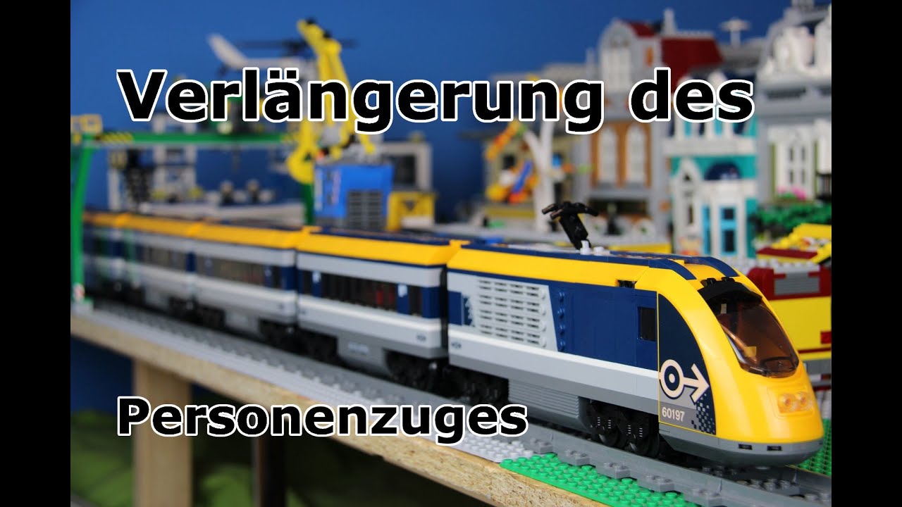 Wir verlängern den Lego City Personenzug ( 60197 ) DOPPELT SO LANG = 3mal SO COOL!!!