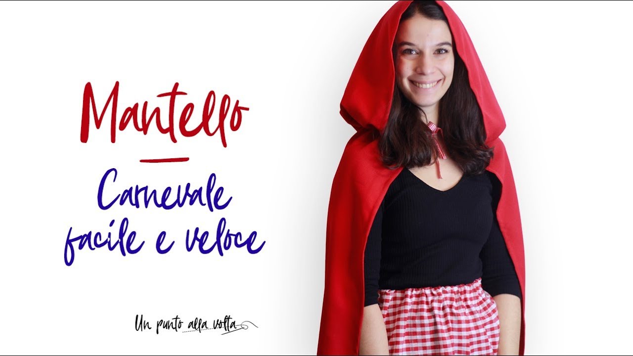 Cucire un mantello fai da te | Carnevale DIY facile e veloce | Un punto alla volta